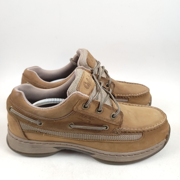 Cabelas Men 823345 Tan Leather Comfort 